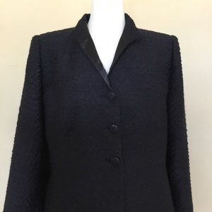 Armani Collezioni Blazer Black Made in Italy Size 16